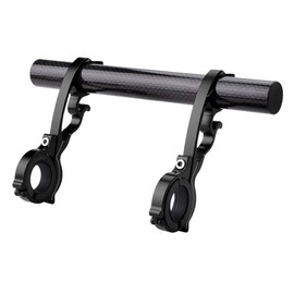 Bike Cycling Handlebar Extender Extension Holder Mount for GPS Lamp/Units/Headlights (Black)
