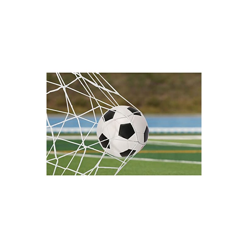 lyrlody Durable polypropylene fibre football nets, replacement nets for football