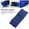 Wheelchair Strap Adjustable Calf Seat Belt Elastic Leg Restraint Belt