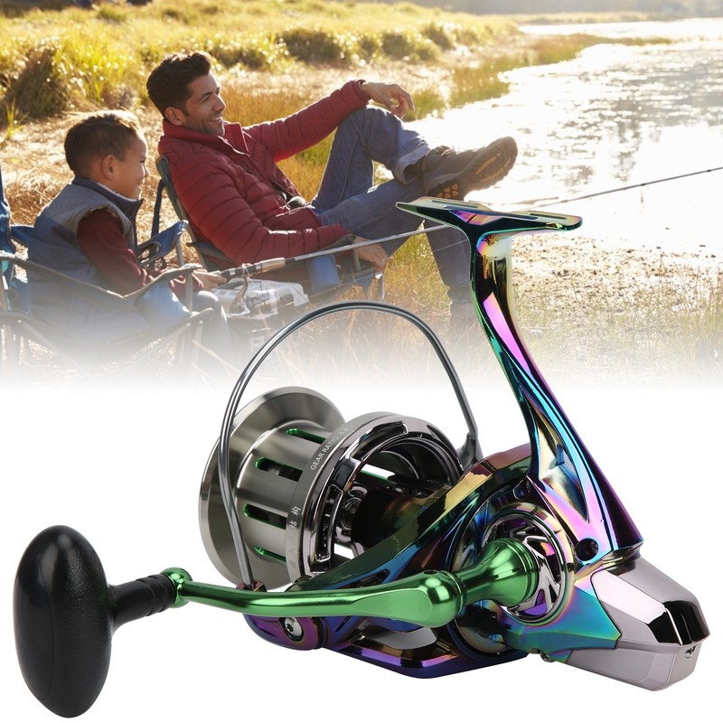 18+1BB 4.8:1 Speed Ratio Fishing Spinning Wheel Left Right Interchangeable