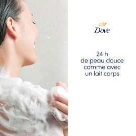 DOVE - Advanced Care Hypoallergenic Shower Cream Dermatologically Tested for 24 Hours Soft Skin Feeling (2 x 400ml)