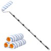 Paint Roller with Extended Detachable Pole Handle, Household Wall Painting