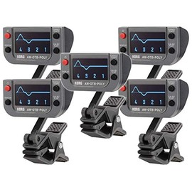 KORG KORG AW-OTB-POLY Polyphonic Clip Tuner for Bases, Set of 5