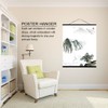 MUNEFE 50Cm Magnetic Poster Hanger, Black Magnetic Poster Frames, Poster