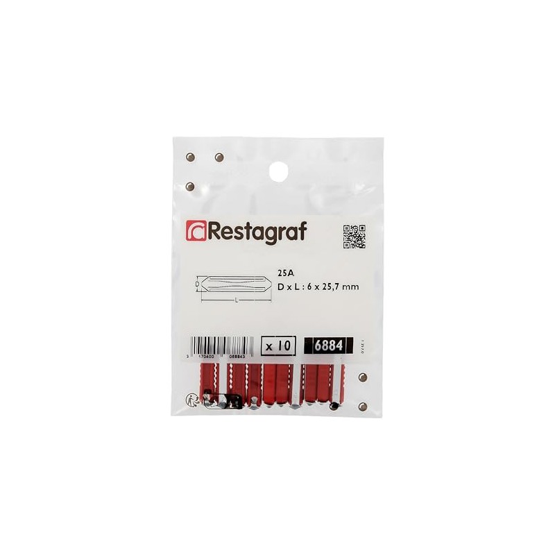 Restagraf Fuse Soapstone in Bag 25 Amp Red