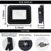 MIWAT 5Pack 10W Daylight LED Flood Light Outdoor, LED Work