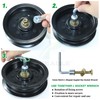 POSEAGLE 2 Pack 532196104 Husqvarna Idler Pulley Replaces Husqvarna 532196104