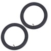 2Pcs Inner Tyre Tube Tire Butyl Rubber W/Bend Valve for