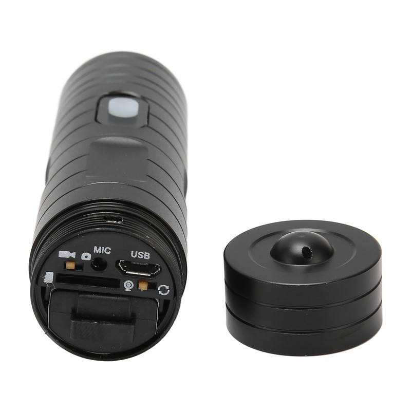 Bike Helmet Camera Video Recorder with LED Light HD 1080P