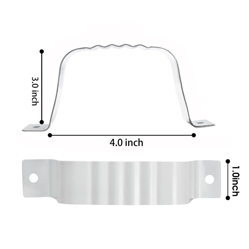 VYH Downspout Adapter Gutter Downspout Strap 3x4 Leader Strap 3x4