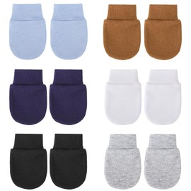 DRESHOW Newborn Baby Mittens Toddler Gloves No Scratches Mittens Gloves for 0-6 Months