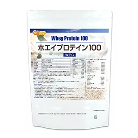 ホエイプロテイン100 500ｇ 合成甘味料・合成香料・無添加 牛成長ホルモン不使用 [01] NICHIGA(ニチガ）