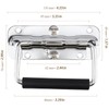 CHEUKYIU Pack of 4 Folding Handles, Stainless Steel, Handle Carry