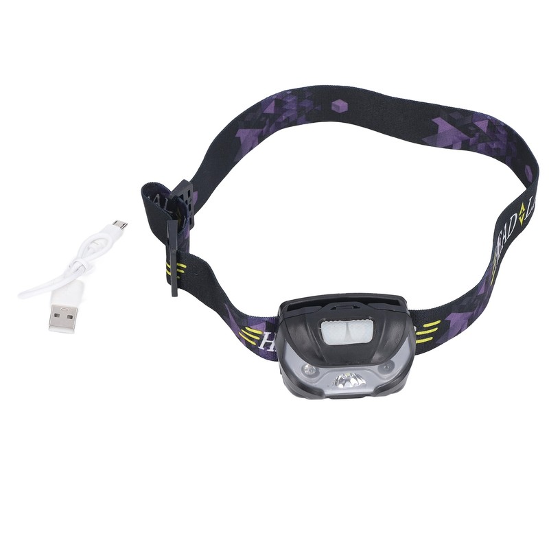 LED Gestures Sensor Headlight Multifunctional Outdoor Waterproof Headlamp for Camping