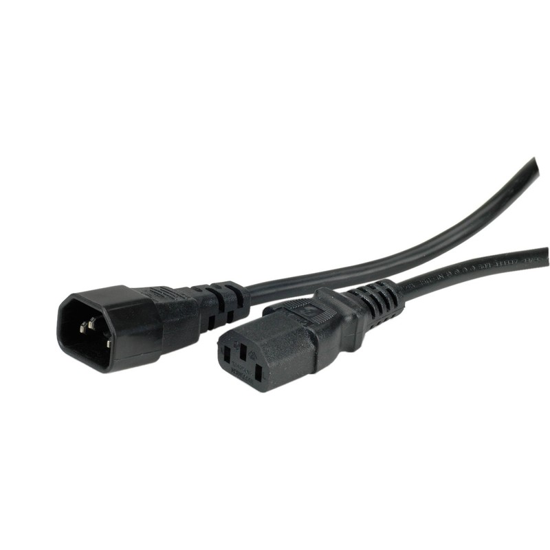 Value, Connection cable 0.5 m Black