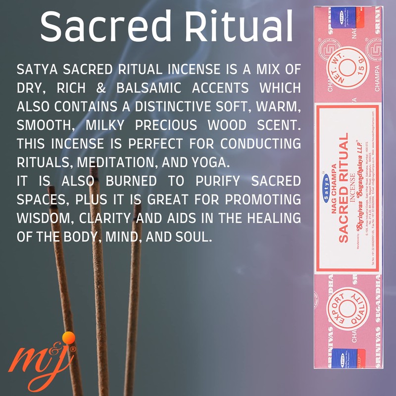 Original Satya Nag Champa Sacred Ritual Incense Sticks | with