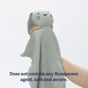 Organic Cotton Muslin Bunny Lovey Blanket, Soft & Breathable Security