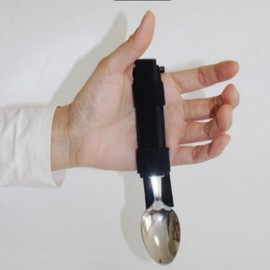 Eating aid, elderly patient practice, rehabilitation, sticky fixing black 2ea