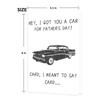 xiangqiankan Funny Fathers Day Card for Dad, Humor Fathers Day