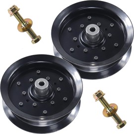GELASKA 2 Pack 532196106 Husqvarna Idler Pulley Replace 532197379 Husqvarna Idler Pulley, 196106 Idler Pulley Craftsman 197379, 496106 for Husqvarna Z254, Lgt2654, Yth20K46, Yth22V46, Yth2348 Tractors