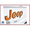 Decal Mods Rear Tailgate Jeep Flat Overlay Decal Graphic fits