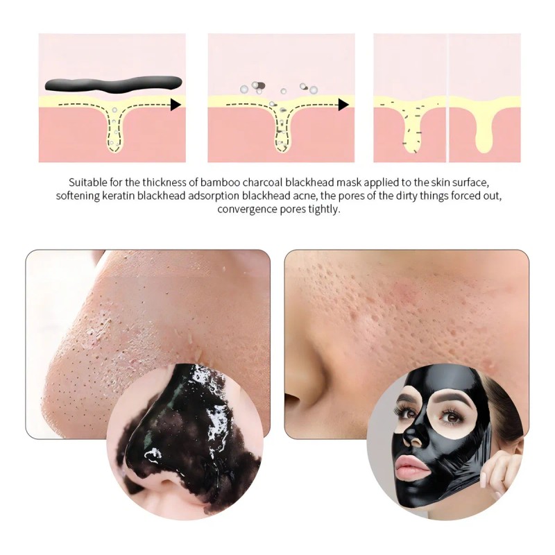 BIOAQUA Blackhead Remover Mask – Activated Charcoal Peel-Off Mask for