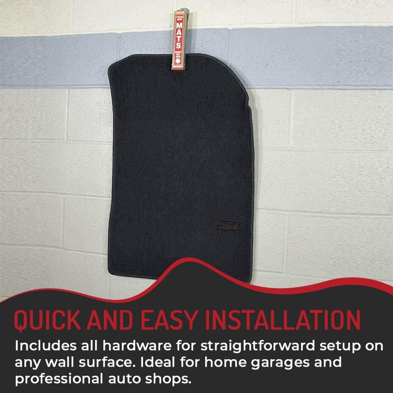 HI-TECH Car Wash Mat Clamps – Heavy-Duty Floor Mat Holders