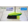 Kleensmart Easy Sweep Rotating Power Brush Broom, Green, Plastic Handle,