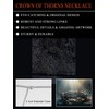 Seiyang Crown of Thorns Necklace for Men Women 925 Sterling