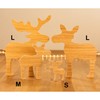 Wooden Elk – Oak – Wooden Decoration – Christmas Decoration