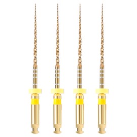 JMU JMU Wave-G4 Files,Niti Rotary Files, #20/07(21mm),Reciprocating Rotation,Sequence Files, 4pcs/Pack