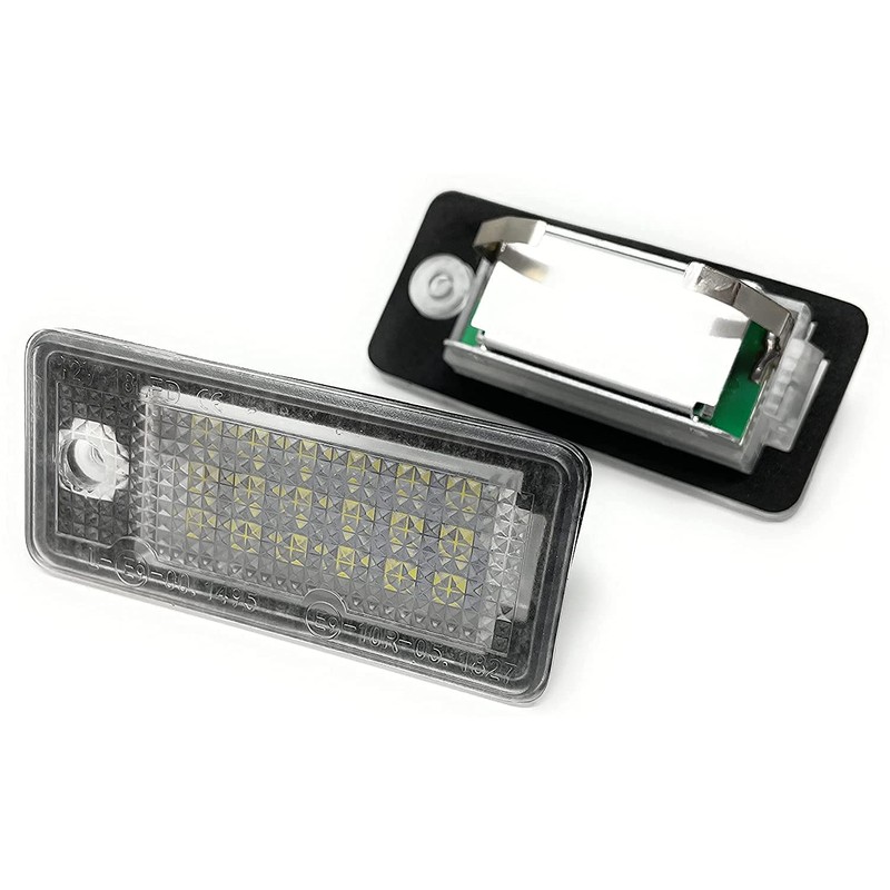 TOP LED number plate light with E-inspection mark