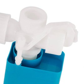 Side Inlet Valve G 1/2 Inch Accessory for Toilet Tanks Horizontal Inlet Valve with Brass Shaft Good Sealing for Side Toilet Cisterns (Plastic)