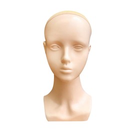 Generic Manikin Head ，Female Bald Mannequin Head ， for Necklace， Design Display ，Wigs ，Hair Salon ，Makeup