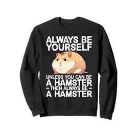 Cute Hamster Design For Men Women Kids Dwarf Hamster Lover Sweatshirt