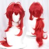 Genshin Derook Cosplay Wig, Anime, Heat Resistant, Costume, Accessory for