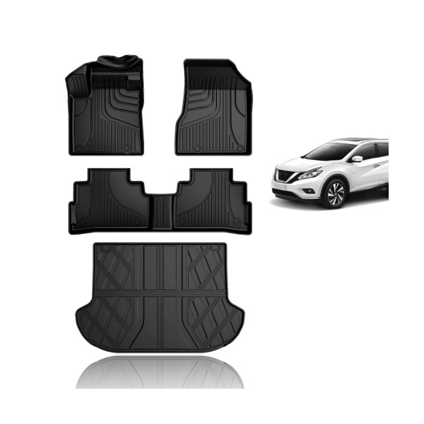 AOMSAZTO Automotive Floor Mats & Cargo Liners Trunk Set Compatible