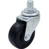 yu-ei Screw Castors Flexible Car 65 Diameter Hard Rubber Wheel Unf1/2 – 14