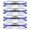 4 Pack Reading Glasses Men - Readers for Men Classic