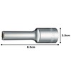 トネ(TONE) ディープソケット(12角) 4DB-10L 差込角12.7mm(1/2") 二面幅5/16inch インチ