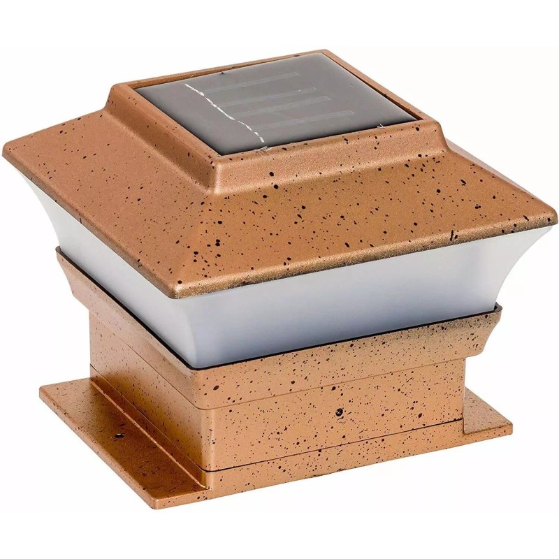 RELIGHTABLE 6 Plastic Copper Square Post Deck Fence Outdoor Garden