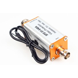 NOYITO Single BNC Coaxial Lightning Arrestor Surge Protector BNC Male to Female Suitable for Coaxial Communication Monitoring Equipment Ethernet Signal Surge Protection