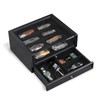 Emfogo Pocket Knife Display Case, Large Knife Collection Box for