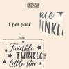 Capiont Twinkle Twinkle Little Star Gender Reveal Backdrop Sticker