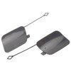 1 Pair Rear Bumper Tow Hook Cover Cap 51127378573 Impact