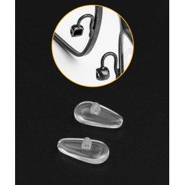 6 Pairs Anti-Slip Nose Pads for Oakley Wiretap 2.0 OX5152/Tincup OX3184 OX5099 OX5094/Base Plate OX3232/Surface Plate OX5132/Wingback SQ OX5148/Savitar OO6047/Conductor OO4106 OO4107 Eyeglasses