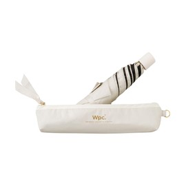 Wpc. RAH-2305-FP All-Weather Parasol, 100% Blackout, 100% UV Cut, UPF50+, Rain/Shine Dual Use, 19.7-inch (50 cm) Ribs, Slim, Compact, Simple, Solid Color, Pastel, Unisex, Commuting (Beige)