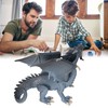 Dragon Model Figure Blue Plastic Vivid Cute Style Educational Dragon