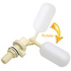 Float Valve 1/2" Shut Off Plastic Water Float Valve, Stable