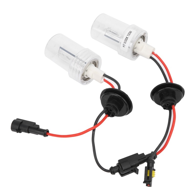 2Pcs Auto Headlight Bulb Headlamp Xenon HID 100W 8000K H7
